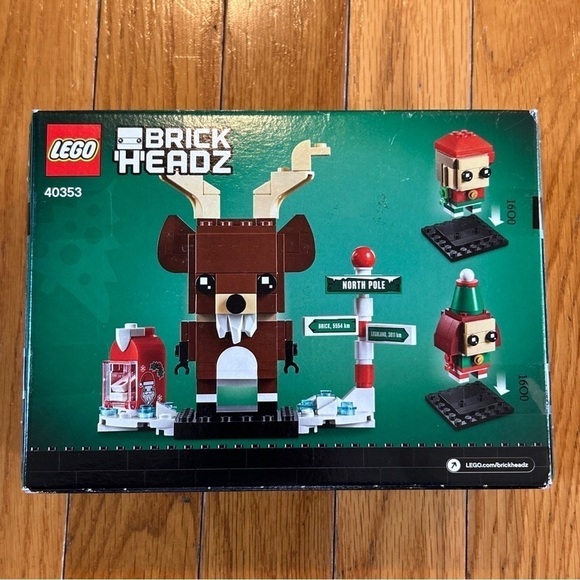 LEGO 40353 BrickHeadz Reindeer, Elf and Elfie Christmas - NEW/NISB - RETIRED! - Picture 3 of 3